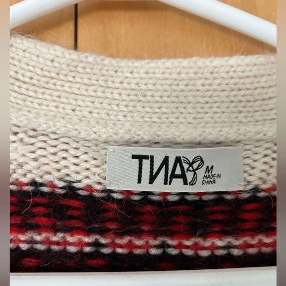 TNA wool/angira cardigan  M - Picture 3 of 3